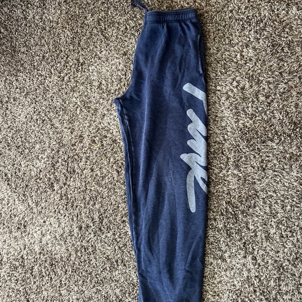 PINK Victoria's Secret Navy Joggers - Picture 2 of 5